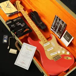 FENDER CUSTOM SHOP 1956 STRATOCASTER RELIC FIESTA RED