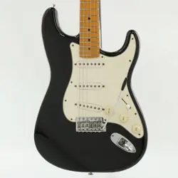 USED FENDER USA AMERICAN STANDARD STRATOCASTER (BLACK/MAPLE) 1998 SN. N8359376