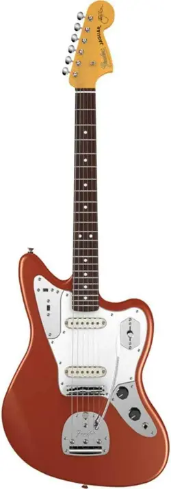 FENDER JOHNNY MARR JAGUAR ELECTRIC GUITAR, METALLIC KO, ROSEWOOD FINGERBOARD