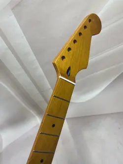 22 FRET ROASTED MAPLE ST ELECTRIC GUITAR NECK 25.5 INCH MATTE FENDER STRAT