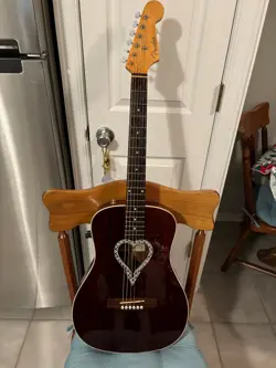 FENDER ALKALINE TRIO MALIBU CALIFORNIA SERIES  ELECTRIC ACOUSTIC GUITAR
