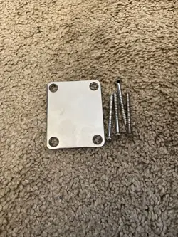 FENDER STYLE NECK PLATE USED