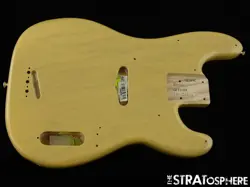 FENDER AV II AMERICAN VINTAGE 1954 PRECISION P BASS BODY 54 ASH VINTAGE BLONDE