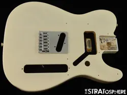 FENDER PLAYER II TELECASTER TELE BODY & HARDWARE CHAMBERED ASH WHITE BLONDE