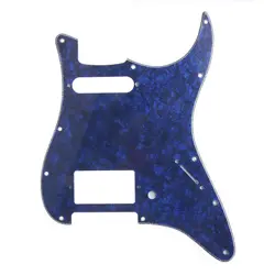ELECTRIC GUITAR HS BLUE PEARL PICKGUARD SCRATCH PLATE FOR FENDER STRAT 3 PLY