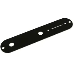 KLUSON REPLACEMENT CONTROL PLATE FOR FENDER TELECASTER BLACK KTCP70B