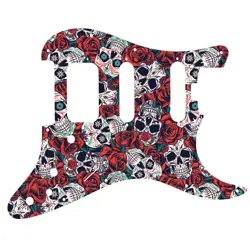 PICKGUARD FOR FENDER AMERICAN ELITE STRATOCASTER HSS DIA DE MUERTOS