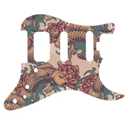 PICKGUARD FOR FENDER AMERICAN ELITE STRATOCASTER HSS KOI TATTOO