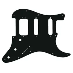 PICKGUARD FOR FENDER AMERICAN DELUXE STRATOCASTER BLACK
