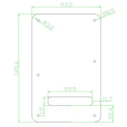 BACKPLATE TREMOLO TREM