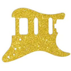 PICKGUARD FOR FENDER AMERICAN ELITE STRATOCASTER HSS GOLD SPARKLE
