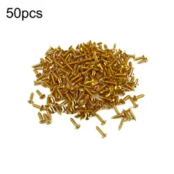50PCS IRON PICKGUARD MOUNTING SCREWS FOR FENDER STRAT/TELE ELECTRIC GUITAR/BASS