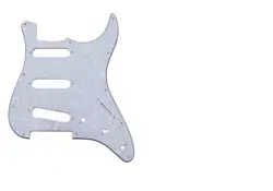 1 ELECTRIC GUITAR SSS PICKGUARD FOR FENDER STRATOCASTER STRAT 3 PLY WHITE PEARL