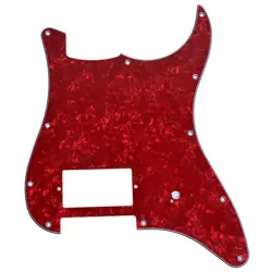 1 RED PEARL PICKGUARD 3 PLY ONE HUMBUCKER FOR FENDER STRAT STRATOCOSTER PARTS