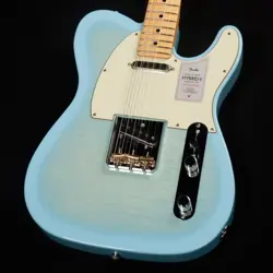 FENDER 2024 COLLECTION  JAPAN HYBRID II TELECASTER  FLAME CELESTE BLUE