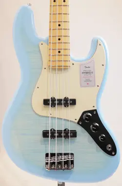 FENDER 2024 COLLECTION  JAPAN HYBRID II JAZZ BASS(FLAME CELESTE BLUE)