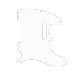 CUSTOM PICKGUARD FOR FENDER AMERICAN ELITE TELECASTER WHITE/RED/WHITE