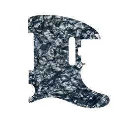 CUSTOM PICKGUARD FENDER AMERICAN ELITE TELECASTER SILVER PEARL/WHITE/BLACK/WHITE