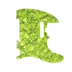 CUSTOM PICKGUARD FENDER AMERICAN ELITE TELECASTER LIME PEARL/WHITE/BLACK/WHITE