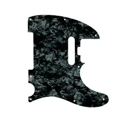 CUSTOM PICKGUARD FENDER AMERICAN ELITE TELECASTER BLACK PEARL/WHITE/BLACK/WHITE