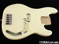 FENDER AMERICAN PROFESSIONAL II PRECISION P BASS V 5 BODY + HARDWARE OLYMP WHITE