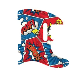 CUSTOM PICKGUARD FENDER AMERICAN ELITE TELECASTER COMIC BOOK