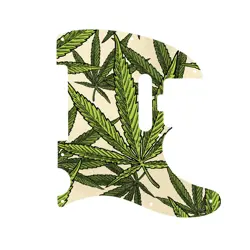 CUSTOM PICKGUARD FENDER AMERICAN ELITE TELECASTER CANNABIS