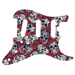 PICKGUARD FOR FENDER AMERICAN ELITE STRATOCASTER SSS DIA DE MUERTOS
