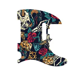 CUSTOM PICKGUARD FENDER AMERICAN ELITE TELECASTER FLASH TATTOO