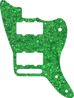 PARTS FOR US  FENDER 2024 JAZZMASTER PLAYER II GUITAR PICKGUARD, GREEN PEARL