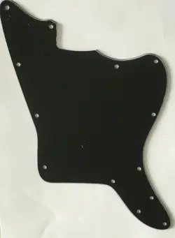 GUITAR PARTS GUITAR PICKGUARD FOR FENDER JAPAN JAZZMASTER BLANK,3 PLY BLACK