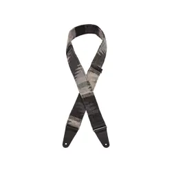 FENDER 2-INCH WIDE ZION GUITAR STRAP, GRAY AZTEC