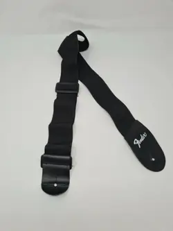 FENDER BLACK GUITAR STRAP