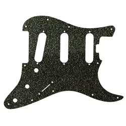 PICKGUARD FOR FENDER AMERICAN ELITE STRATOCASTER SSS BLACK SPARKLE