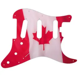 PICKGUARD FOR FENDER AMERICAN ELITE STRATOCASTER SSS CANADIAN FLAG