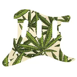 PICKGUARD FOR FENDER AMERICAN ELITE STRATOCASTER SSS CANNABIS