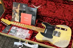 FENDER CUSTOM SHOP 1952 TELECASTER SUPER HEAVY RELIC AGED NOCASTER BLONDE #GGBDP