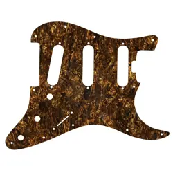 PICKGUARD FOR FENDER AMERICAN ELITE STRATOCASTER SSS BROWN PEARL