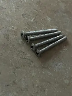 SET 1960S FENDER NECK PLATE TREMOLO CLAW SCREWS GUITAR BASS