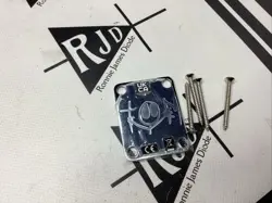 GENUINE FENDER TOM DELONGE ELECTRIC GUITAR NECK PLATE CHROME