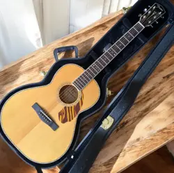 FENDER PARAMOUNT PS-220E PARLOR ACOUSTIC-ELECTRIC GUITAR W/ HARD CASE