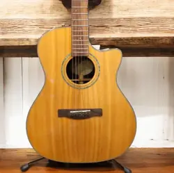 FENDER GA-45SCE ACOUSTIC ELECTRIC GUITAR W/ HARD CASE USED