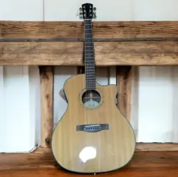 FENDER GA45SCE ACOUSTIC ELECTRIC GUITAR NATURAL FINISH USED