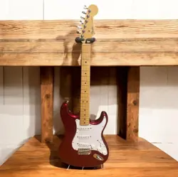 FENDER JAPAN STRATOCASTER CANDY APPLE RED ELECTRIC GUITAR 2006-2008 USED