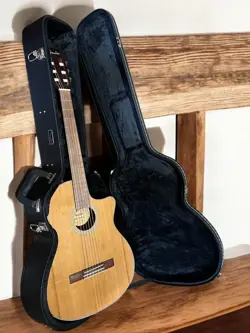 FENDER CN-140SCE ACOUSTIC ELECTRIC GUITAR W/ HARD CASE