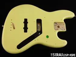 FENDER PLAYER II JAZZ J BASS BODY, GUITAR ALDER, MODERN HIALEAH YELLOW