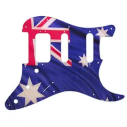 PICKGUARD FOR FENDER 2019 AMERICAN ULTRA STRATOCASTER HSS AUSSIE FLAG