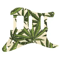PICKGUARD FOR FENDER 2019 AMERICAN ULTRA STRATOCASTER HSS CANNABIS