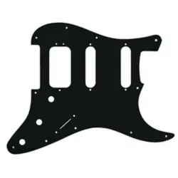 PICKGUARD FOR FENDER 2019 AMERICAN ULTRA STRATOCASTER HSS BLACK ACRYLIC