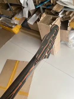 22FRETS ELECTRIC GUITAR NECK RIGHT HAND  ZEBRAWOOD FENDER TELE REPLACEMENT GLOSS